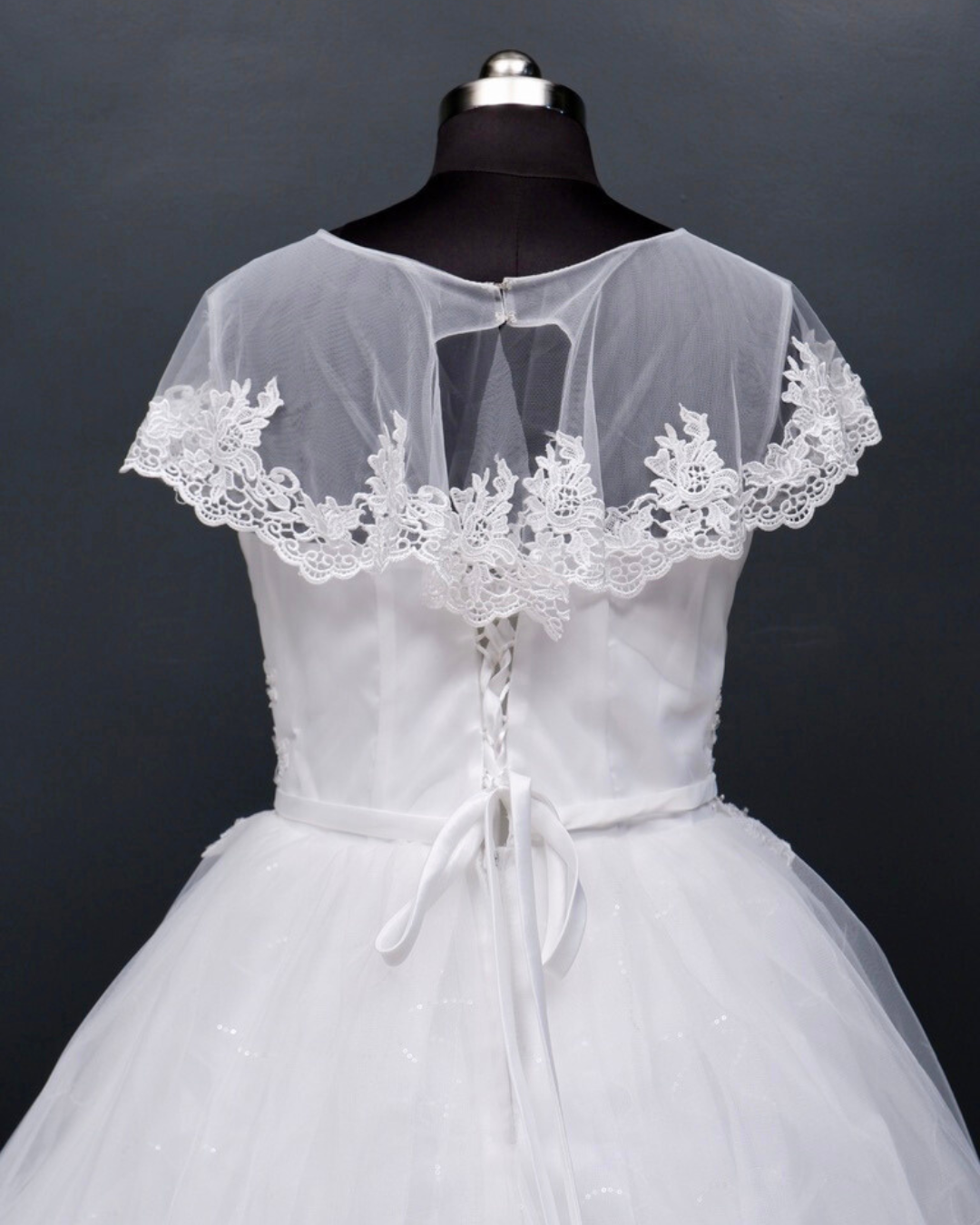 Overcoat White Wedding Dress